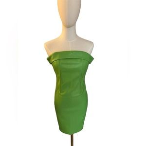 Fashion Nova Leather Dress New With Tags